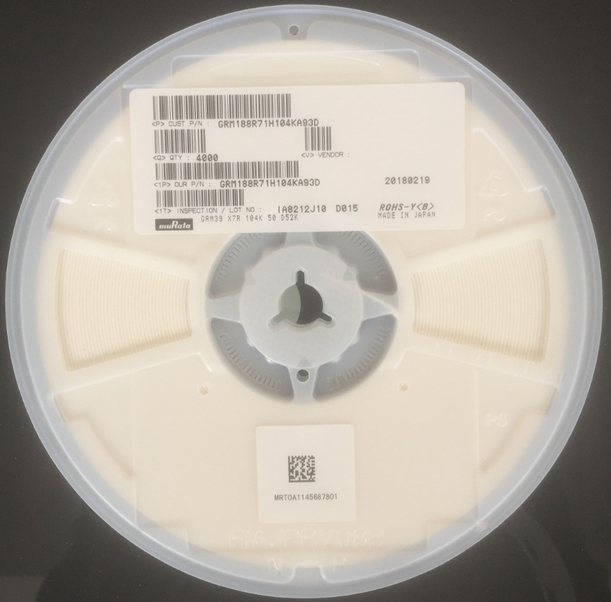GRM188R71H104KA93D